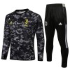 Juventus Black Trainings Sweatshirt Pak 2021-22 Grijze Juventus Black Trainings Sweatshirt Pak 2021-22 Grijze
